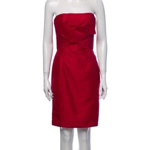 Silk Carolina Herrera Cocktail Dress